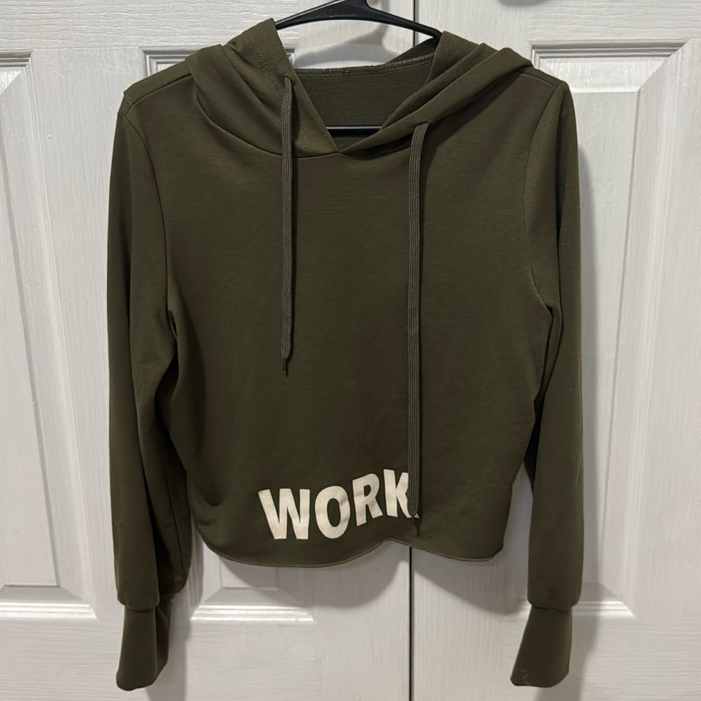 Crop hoodie
